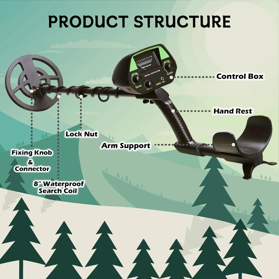  Underground Metal Detector GTX5030H GTX5030 Treasure Hunter Gold Circuit Metales HOT SALE Detecting Gold, Coin, Treasure Hunting 