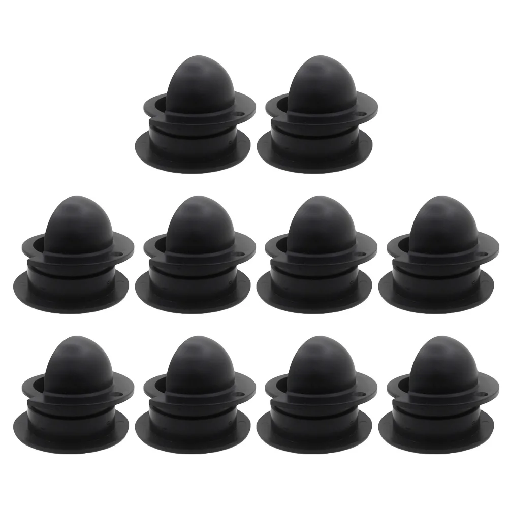 

10PCS Black Plastic Foosball Ball Cup Durable Replacement Parts for Desktop Table Football Machine Accessories