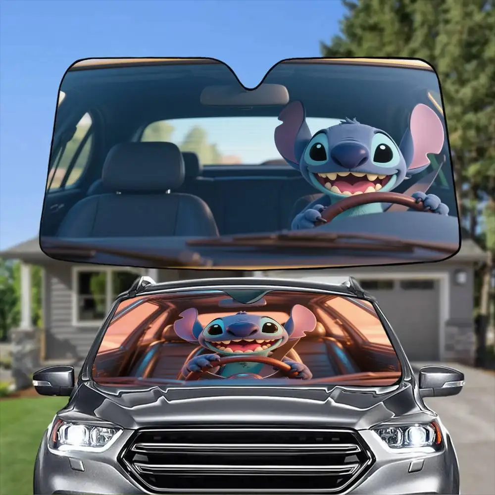 ستائر ظلة للسيارة مضادة للتشغيل ومضحكة للزجاج الأمامي وحماية من الأشعة فوق البنفسجية وواقي تبريد من الشمس الأمامي