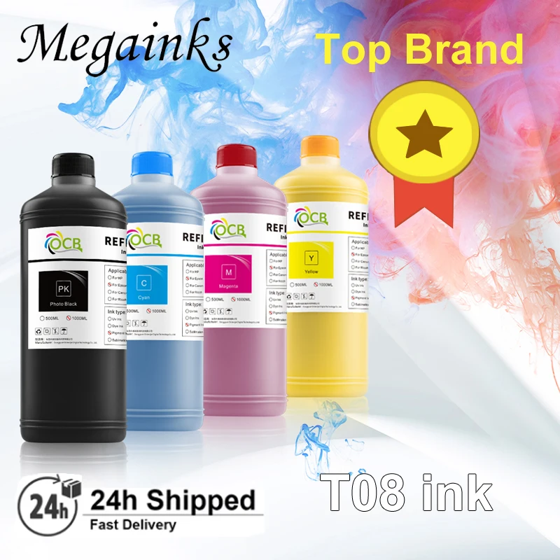 

1000ml T08 T08C T08N T08Q refill pigment ink for Epson AM-C400 AM-C550 printer quality pigment ink