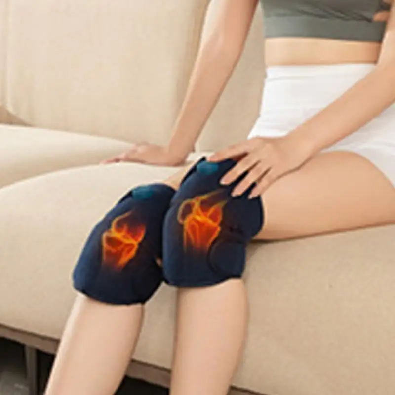 Heating Pad For Knee Heated Knee Pad Warmer With 3-Step Temp Adjustment Wraps For Knee Shoulder Elbow Rechargeable Leg Massager