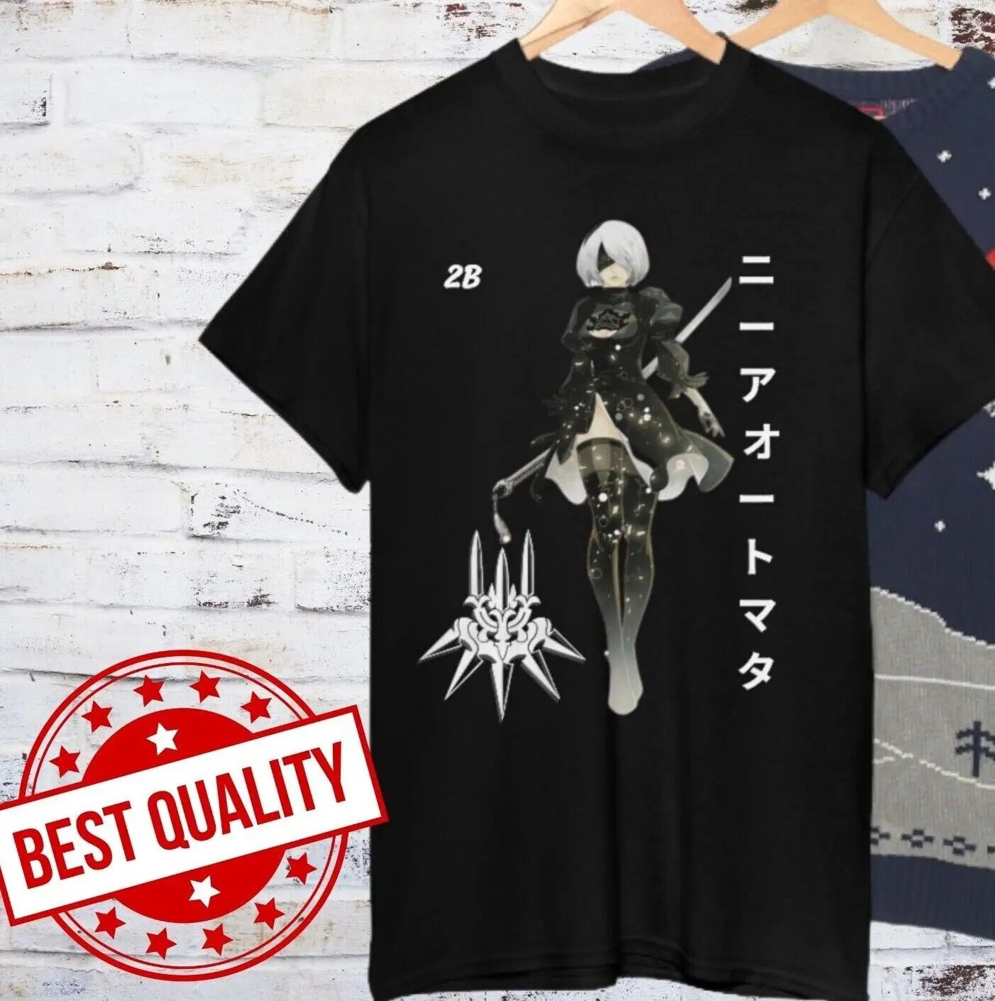 

Nier Automata 2B T Shirt Japan Anime shirt Ps4 Game Cosplay Manga Ecchi Harajuku