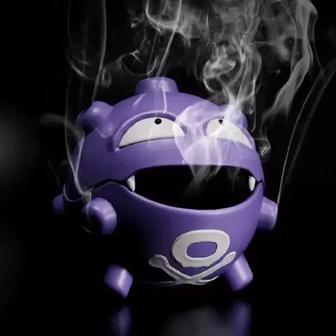 PokéMon Weezing Mosquito Coil Tray Anime Indoor Incense Holders Bedroom Figures Desktop Decoration Storage Toys