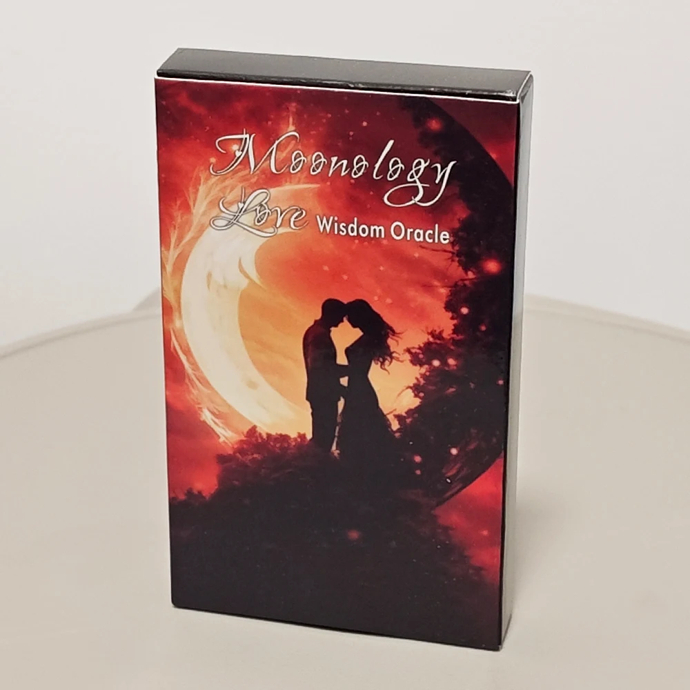 

Moonology Wisdom Oracle Lunar Energy Deck 10.3*6cm for Love and Inspiration | Spiritual Healing Moon Messages 39 Pcs Cards