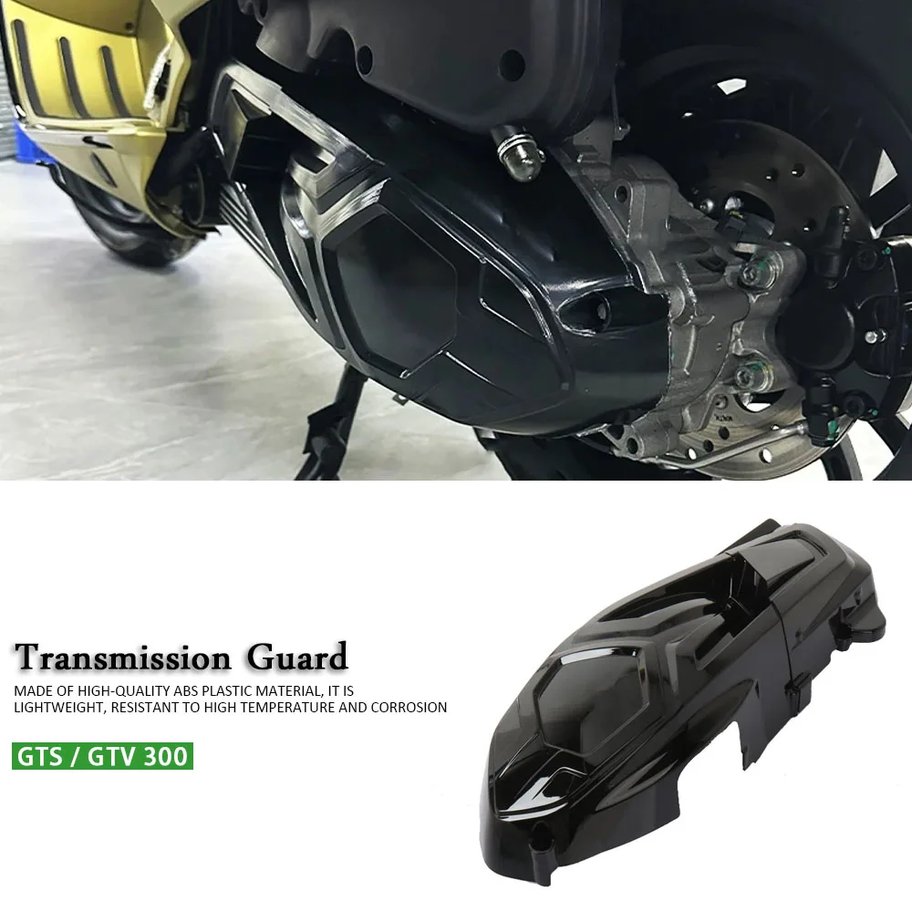 Motorcycle Engine Bolt Transmission Guard Cover Accessories Black New For Vespa GTS 300 GTS300 GTV 300 GTV300 HPE