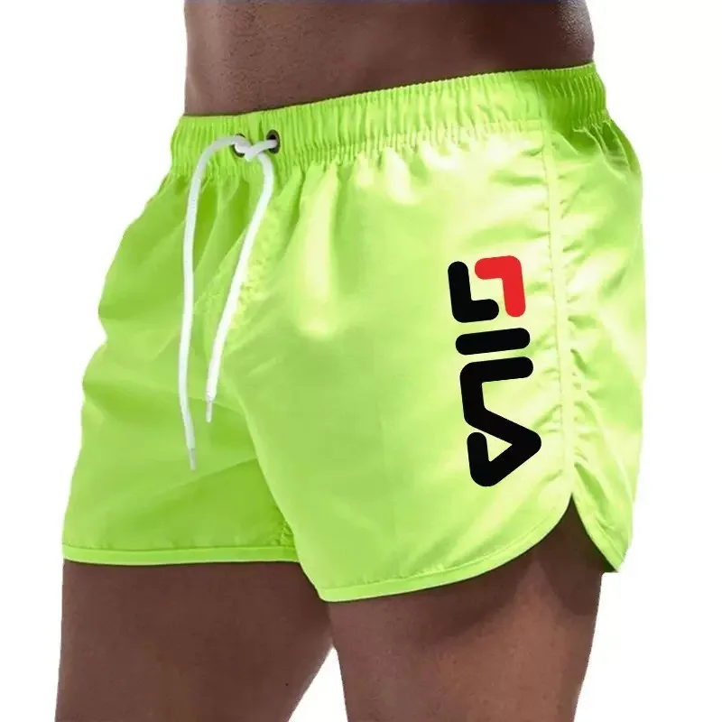 2025 New Men's Beach Shorts Summer Men's Swimwear Sexy Swimming Trunks Woman Running Shorts Sea Surf Shorts Men's Sports Shorts