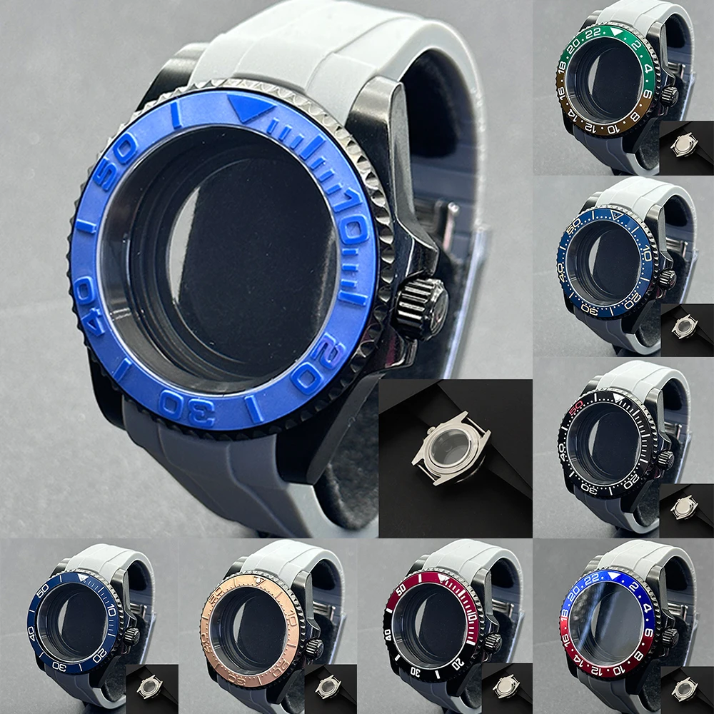 

GMT SUB Ceramic Bezel Insert for 40mm NH34 NH35 NH36 NH38 Miyota 8215 with Sapphire Crystal Yacht Series 28.5 mm Dial