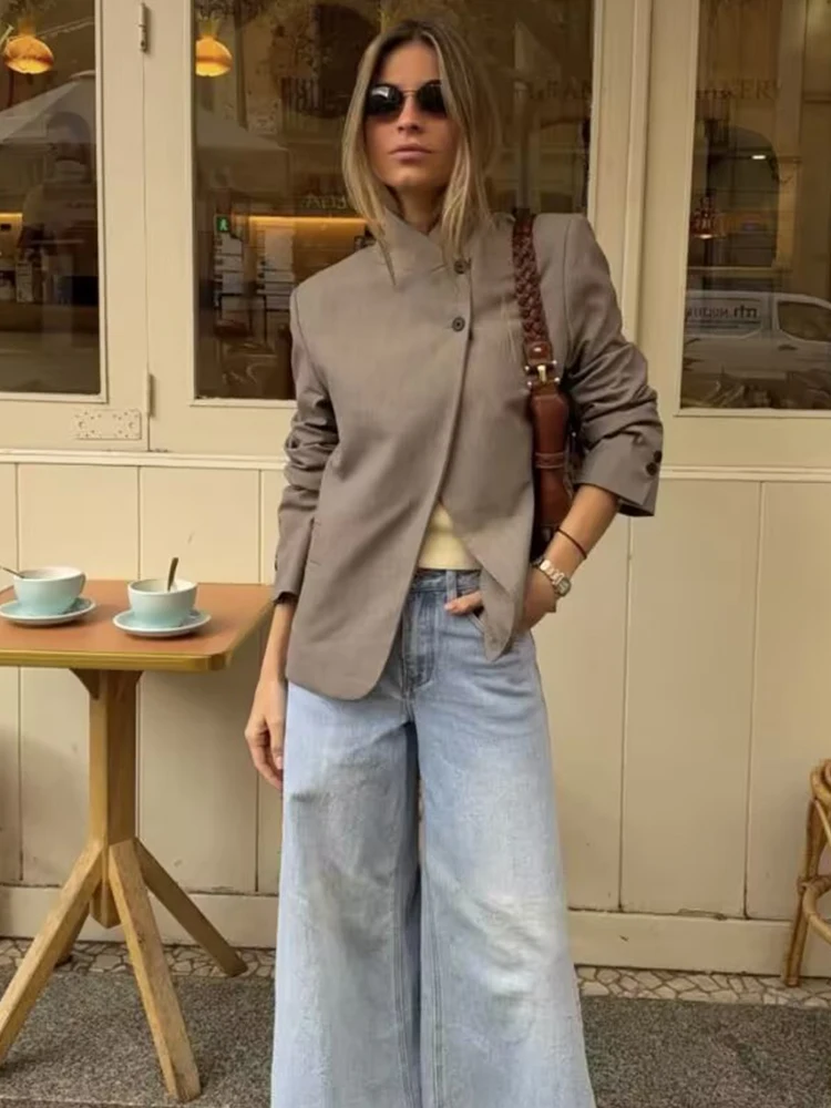 Dames voorjaarsblazers blouse 2026 nieuwe mode elegante damesjasjes voor reizen en vakanties voorjaarsjasjes - afbeelding 2