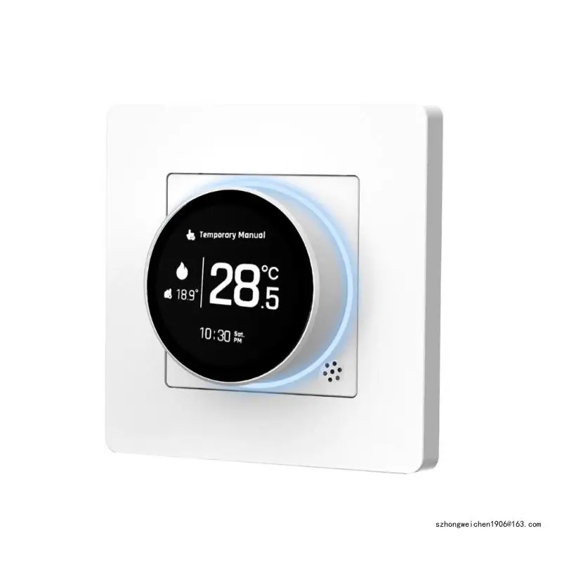 Intelligent Underfloor Heating Thermostat with User Friendly Knob Temperature Display Device Energy Efficient Thermostat