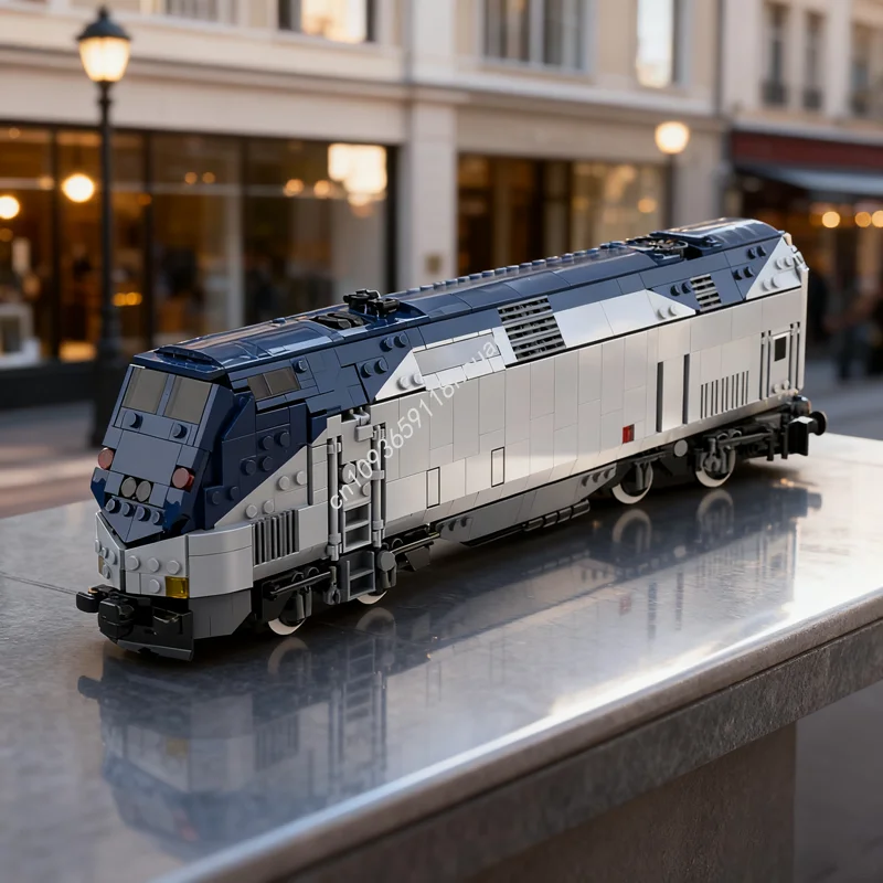

1305pcs MOC Amtrak Locomotive Trained Model Building Blocks Assemble DIY Creative Idea Brick Kids Christmas Gifts Toy Birthday