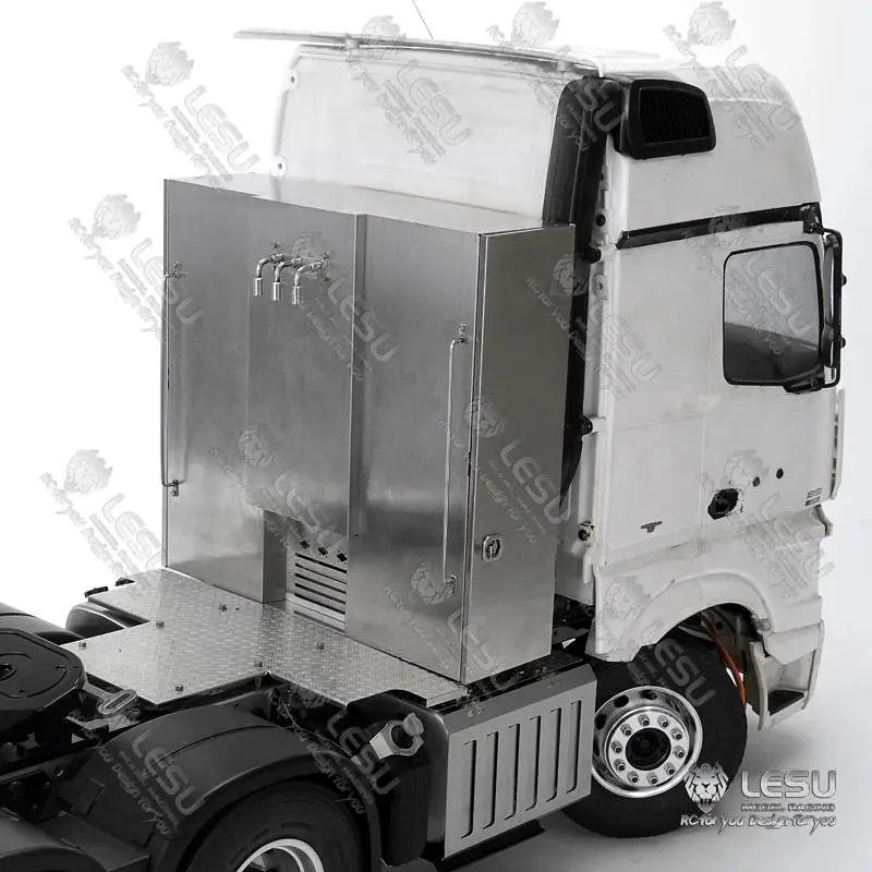 Lesu 1/14 Spielzeug-LKW Simulations-Werkzeugkasten Pedal-Set FÜR Tamiya Traktor 3363 1851 g-6234-b – Detail 1