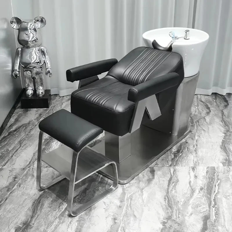 Comfortable Luxury Shampoo Bed Luxury Delicacy Unique Simple Shampoo Bed Custom Fashion Cadeira De Barbearia Salon Furniture