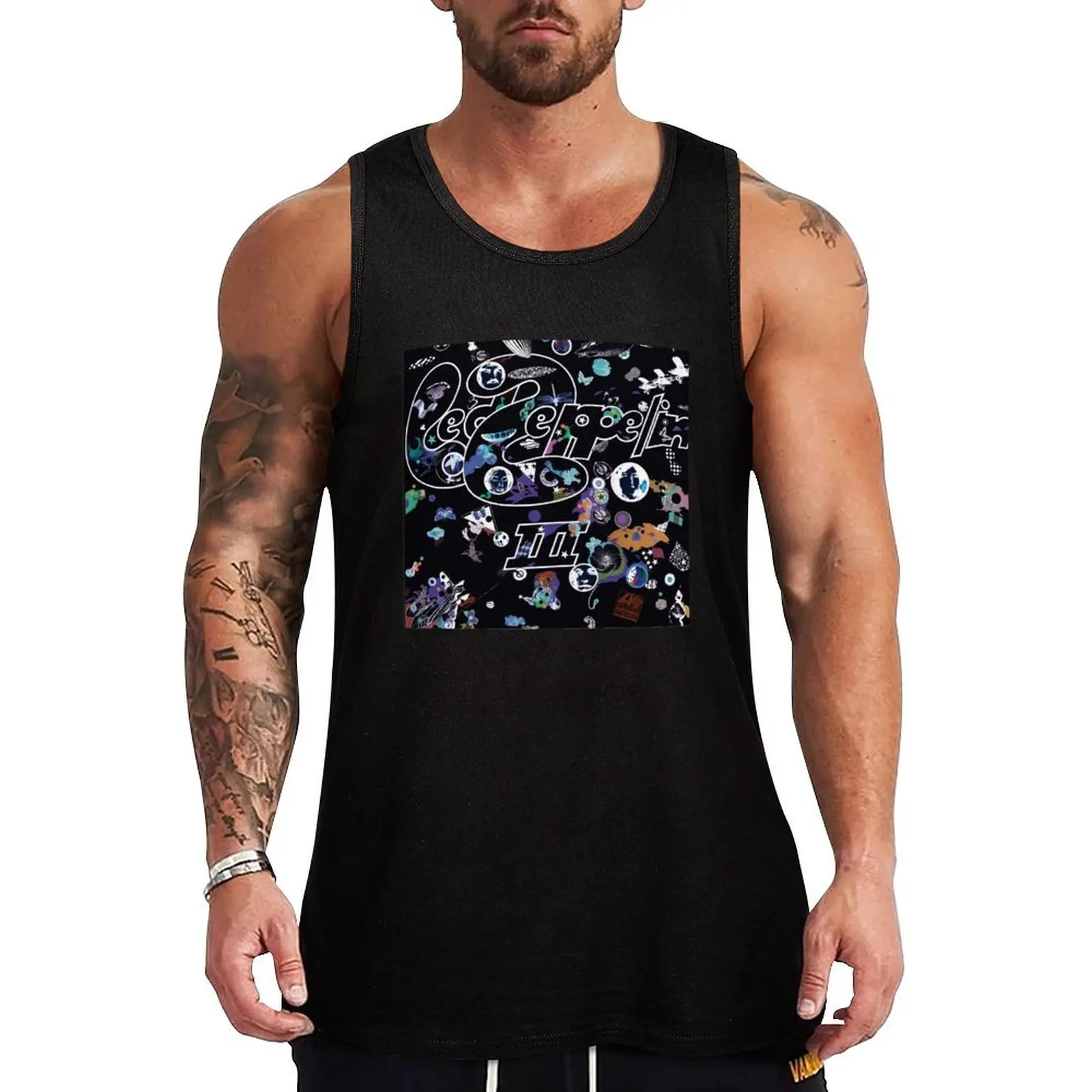 LedLZ Tank Top vest for men Japanese t-shirt Men's clothes luxury style running shirt underwear