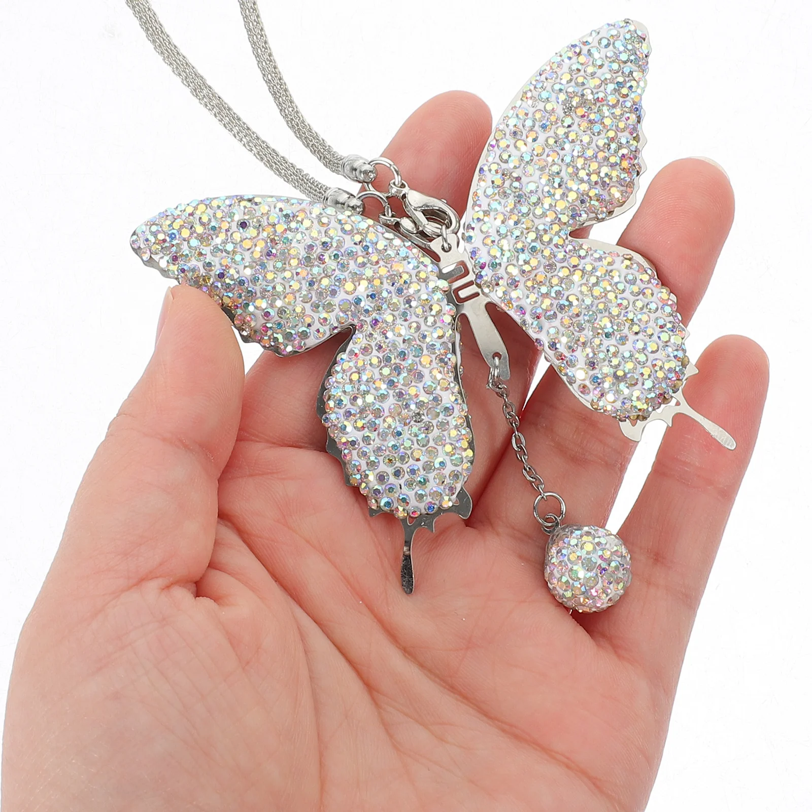 

Rear View Mirror Pendant Exquisite Craftsmanship Car Accessories Butterfly Car Decoration Universal Fit Durable Stylish