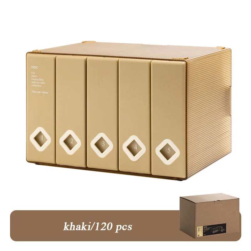 Large Capacity 120 Disc Storage Bag, Square Dustproof PP Non-woven Fabric Organizer Holder For CD Disc Sorting Storage