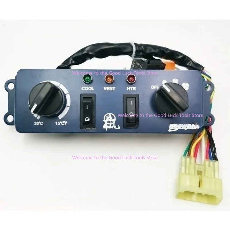 

1PC Excavator parts for Sany SY55/60/65 air conditioning panel controller switch 12V 24V