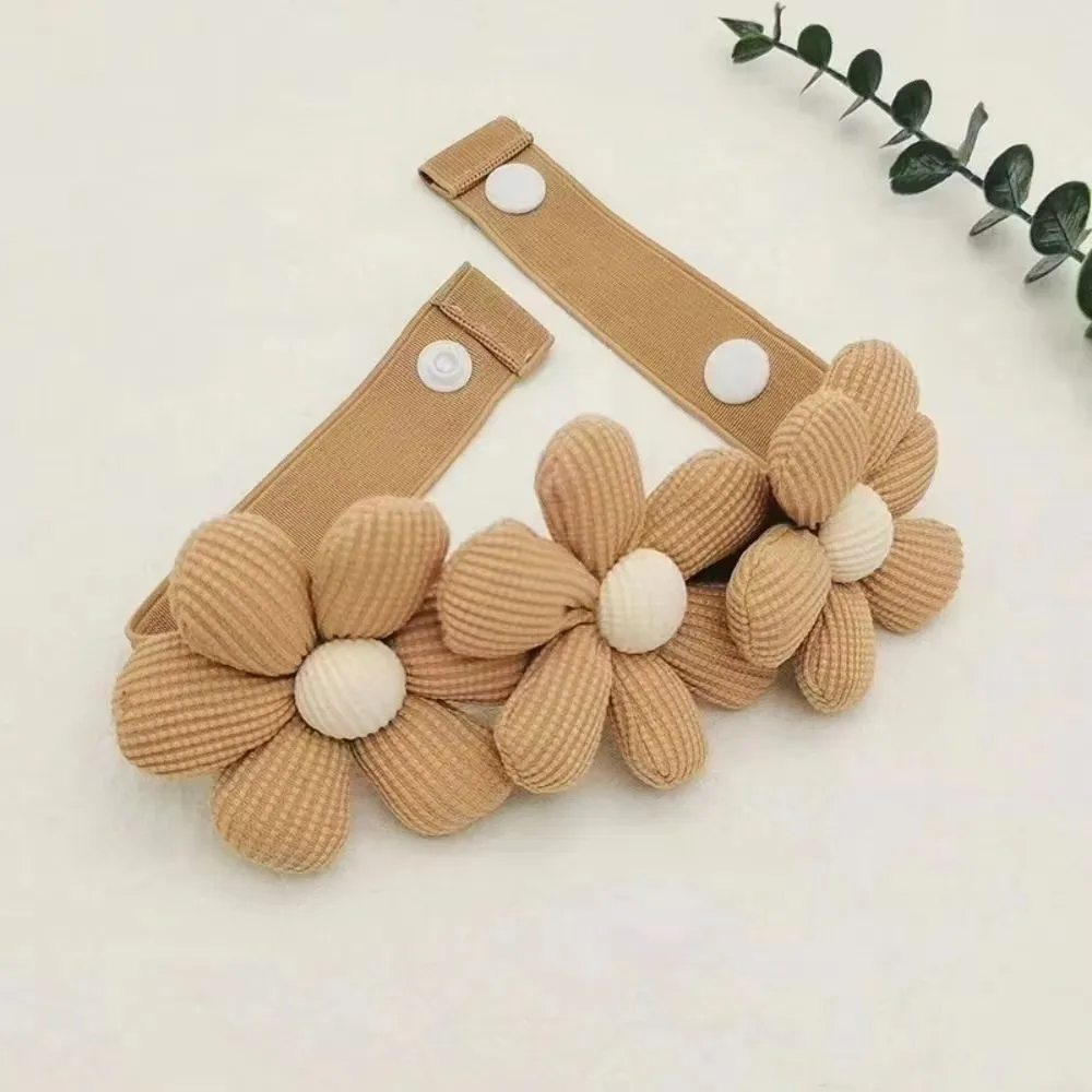 1 PCS New Elastic Band Curtain Tieback Cartoon Adjustable Window Curtain Buckles Flower Shape Curtain Rope Holders Home Decor
