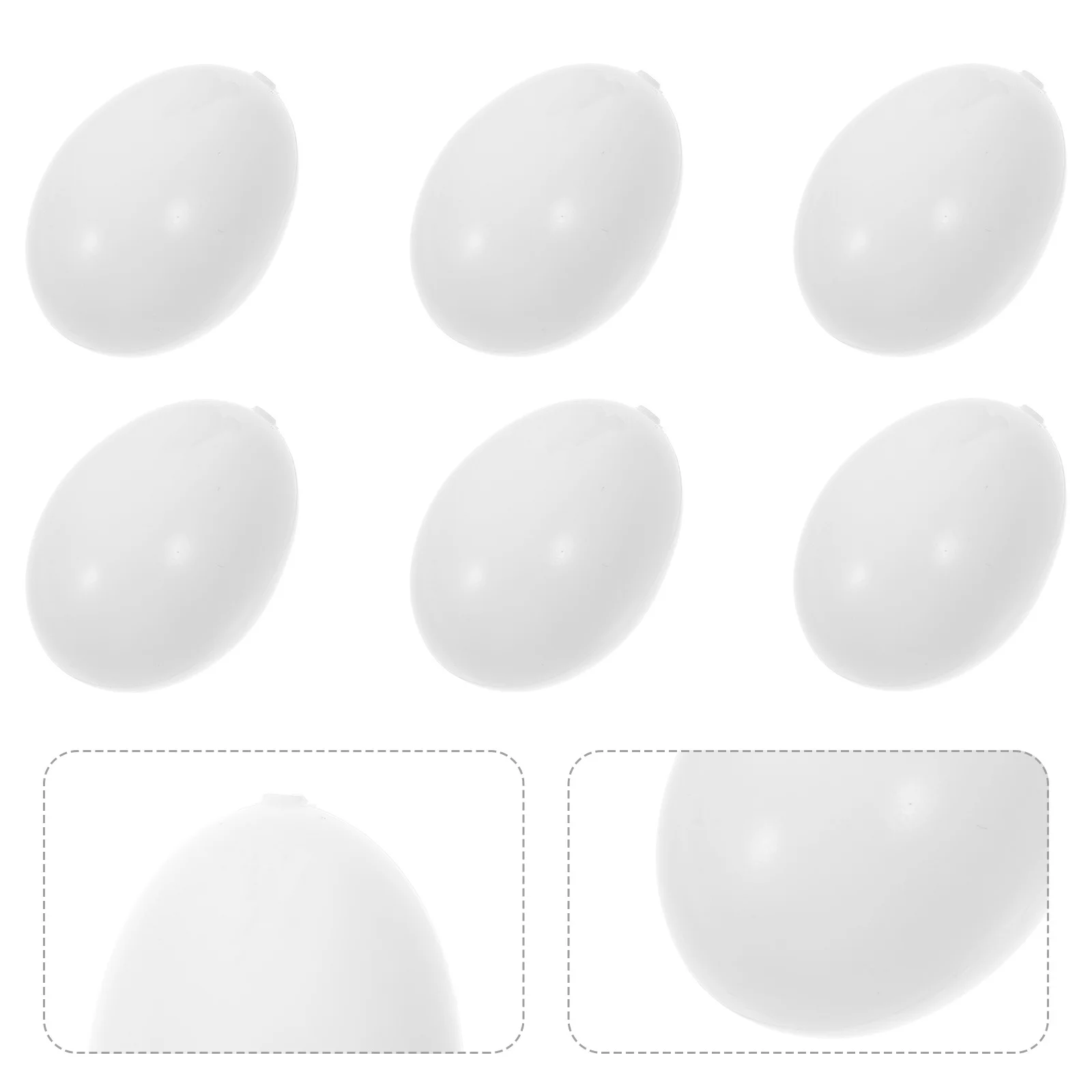 

30Pcs Plastic Induced Fake Eggs Water Filled Realistic Simulation Hatching Nest Eggs Incubation Props Breeding Props