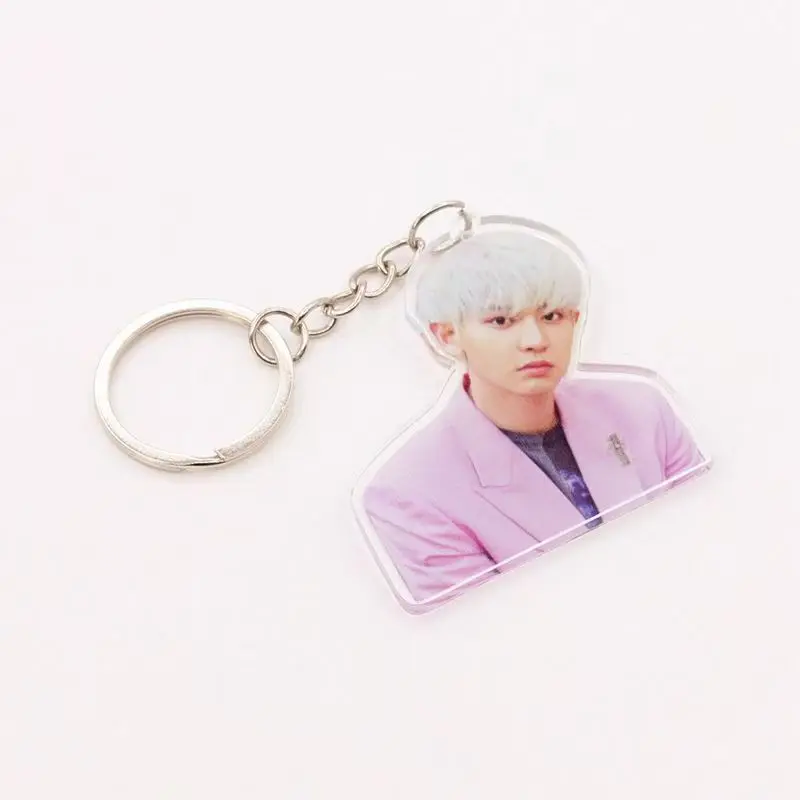 EXO Idol صور المفاتيح مزدوجة الوجهين الاكريليك K-Pop مروحة البضائع تحصيل EXO-L حقيبة سحر SEHUN BAEKHYUN SUHO CHANYEOL CHEN #2