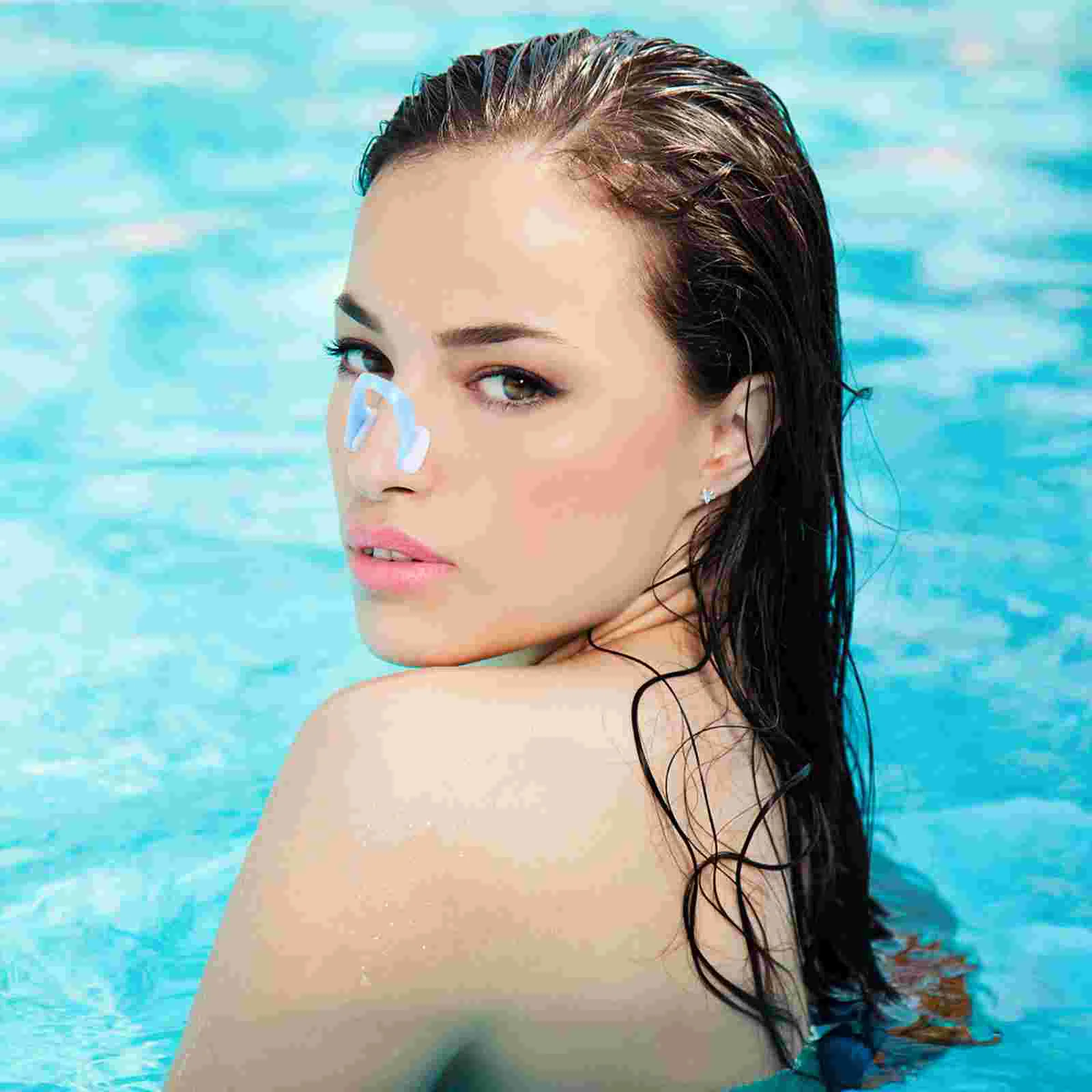 3 pcs Silicone Swimming Nose Clips Kids Swim Nose Plugs Adult Swimming Nose Plugs