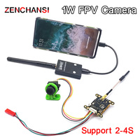 Ready to use New EWRF Receiver UVC Video Downlink OTG VR Android Phone+300mW/600mW/1000mW  Transmitter+CMOS1000TVL Camera for RC