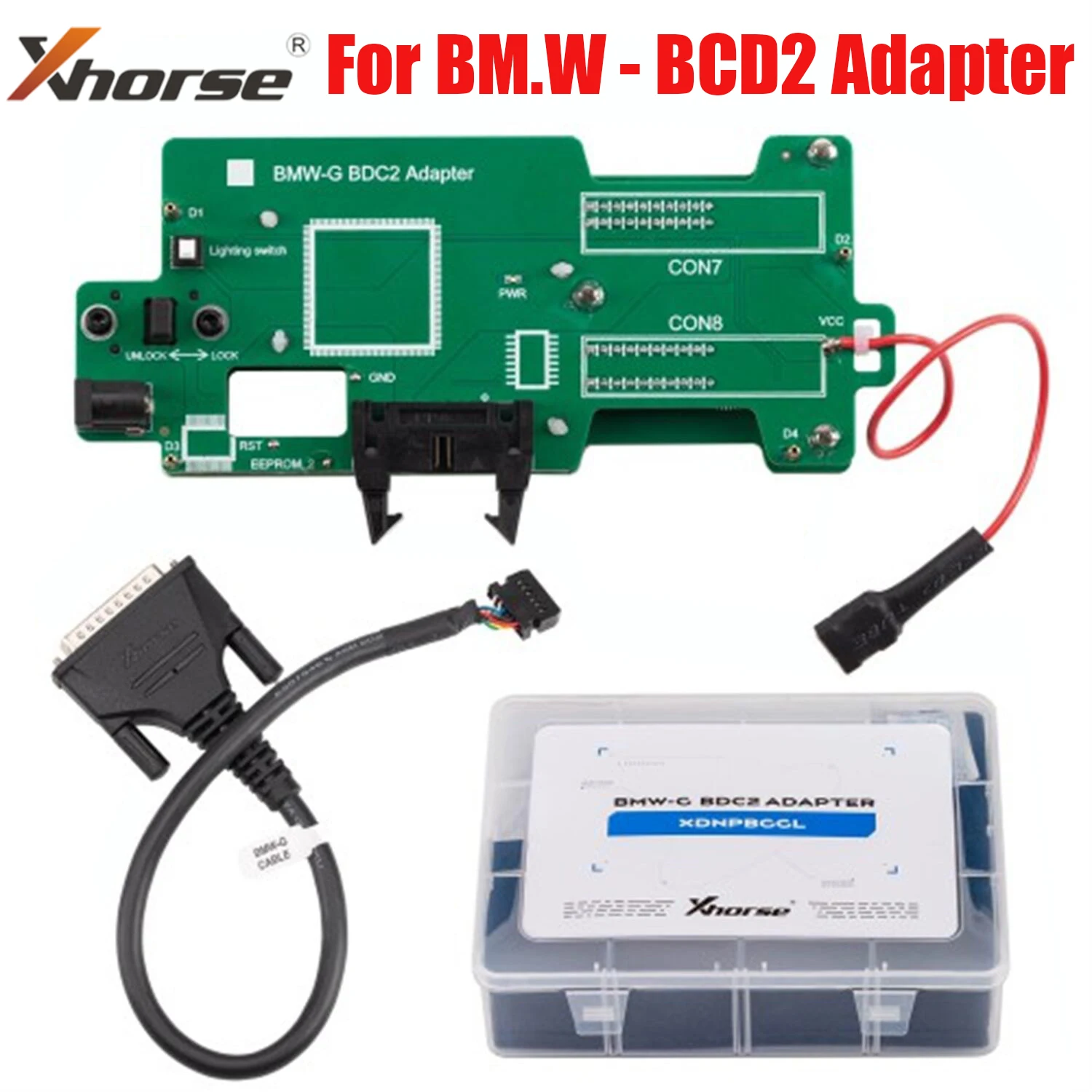 

Адаптер Xhorse XDNPBGGL для BMW G-серии BDC2 для Key Tool Plus PAD, VVDI2 и MIDI (на выбор) для лицензии BMW G-Chassis-BDC2