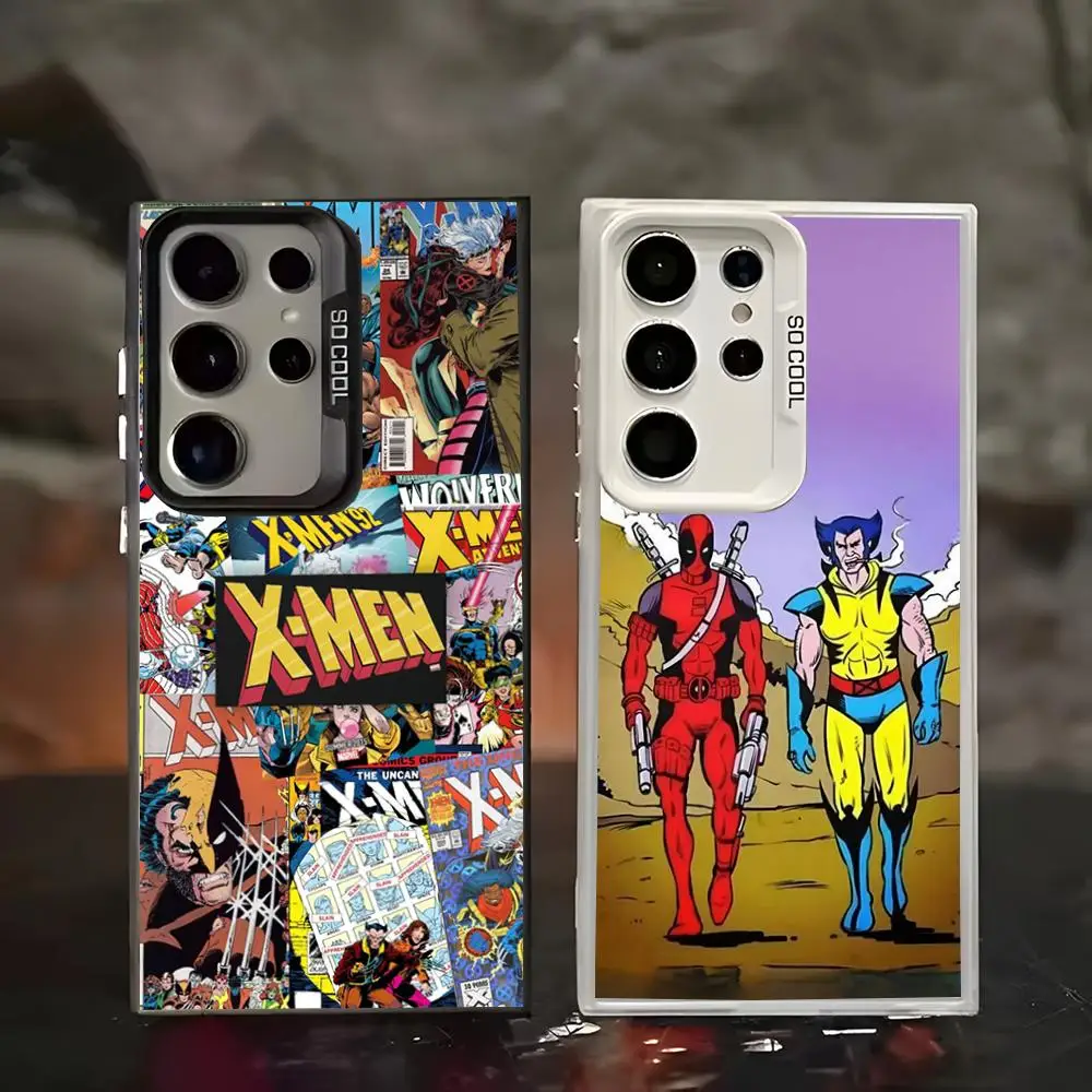 X-men Phone Case IMD Colorful Silver Suitable case For SamsungS26 S25 S24 S23 S22 S21 S20 Plus Ultra