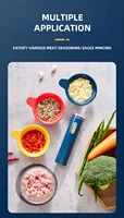 Hachoir à viande et légumes électrique domestique, hachoir multifonctionnel, petit hachoir à viande, cuisine 3
