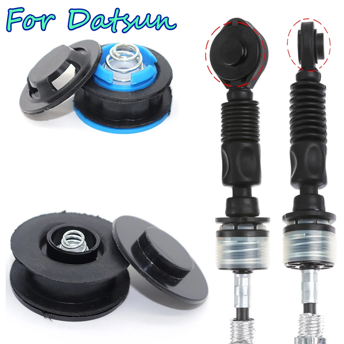 

Upgrade MT Gearbox Shift Cable Linkage Control Bushing Gear Shifter Lever Adapter End Connect Bush Repair For Datsun mi-Do on-DO