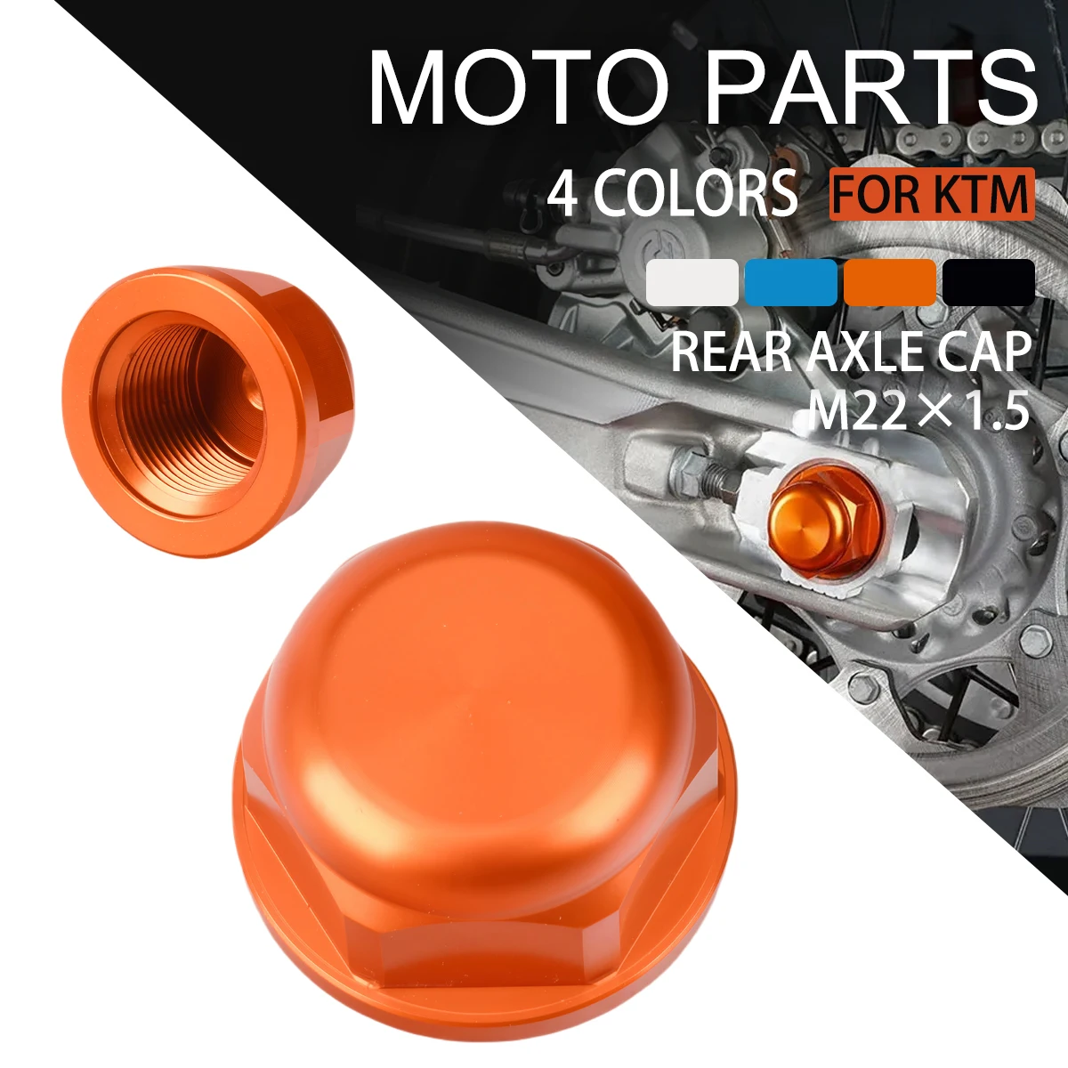 

Мотоциклетная гайка-винт задней оси CNC M22x1.5 для KTM EXC EXCF XCW XC SX XCF SXF 150 250 300 350 450 500 2023 2024