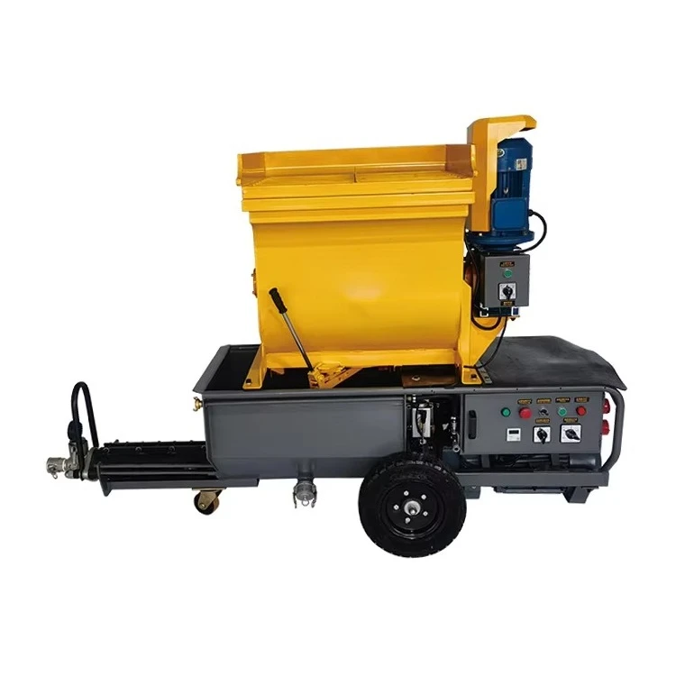 Dry Premixed Materials Mortar Plaster Sprayer Gypsum Light Weight Concrete Mortar Grouting Machine Pump Motor Core Components