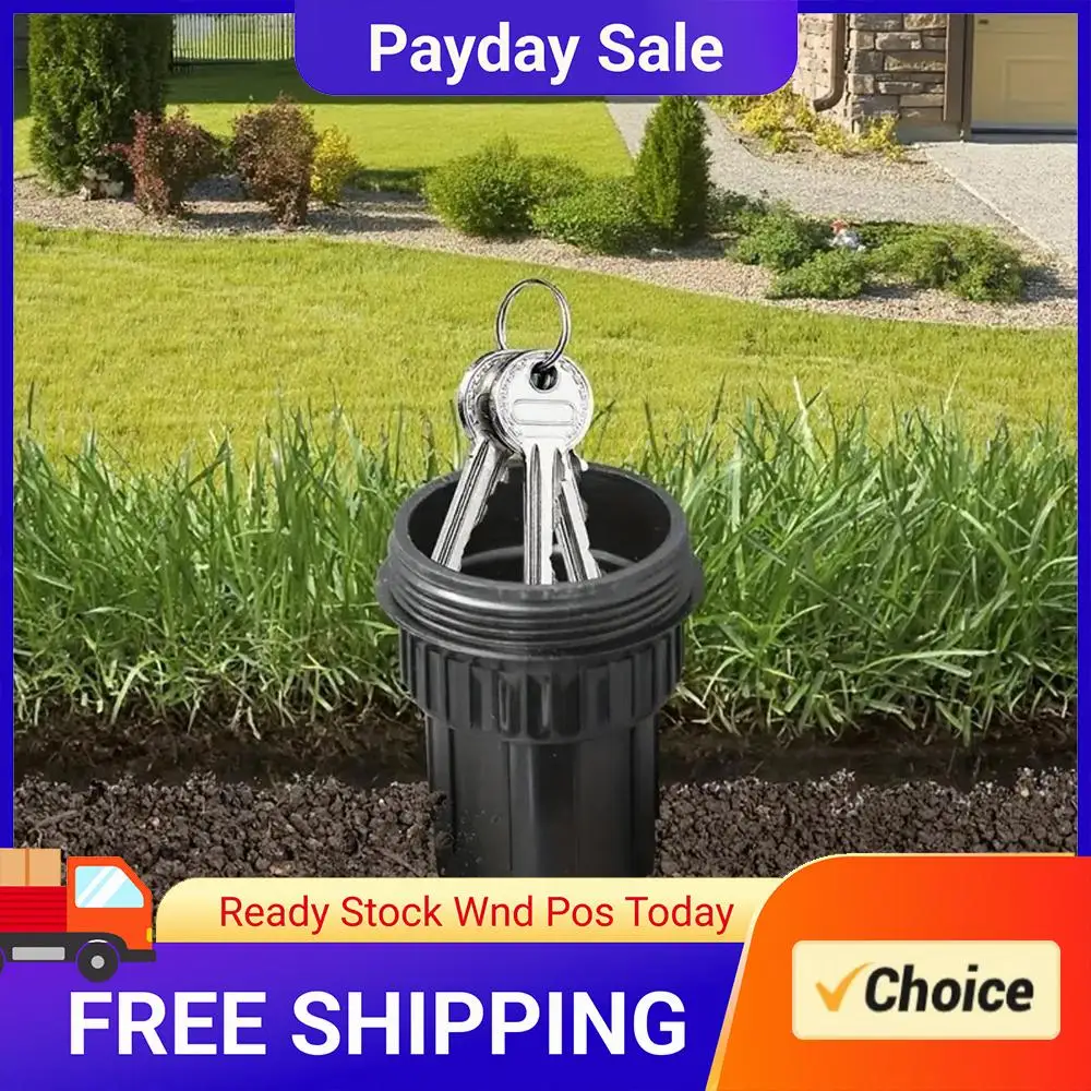 

Водонепроницаемый держатель для денег в виде дождевальной головки, реалистичный держатель для ключей в виде дождевальной головки для сада и двора, легко втыкается в землю.