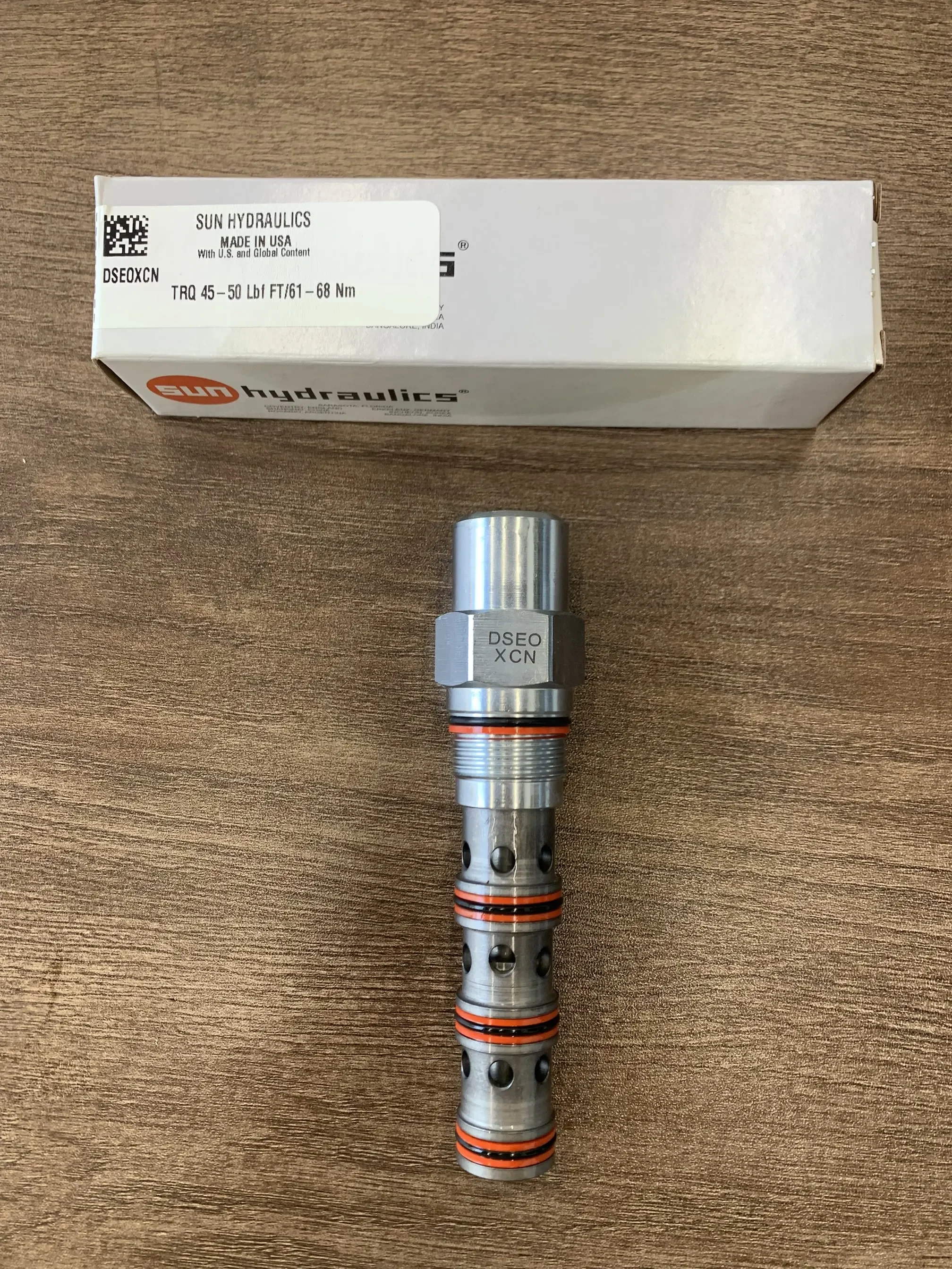 DSEO-XCN DSEOXCN DSEO XCN SUN HYDRAULICS origin Spring offset, 2-position, high side shuttle valve in stock cartridge insert