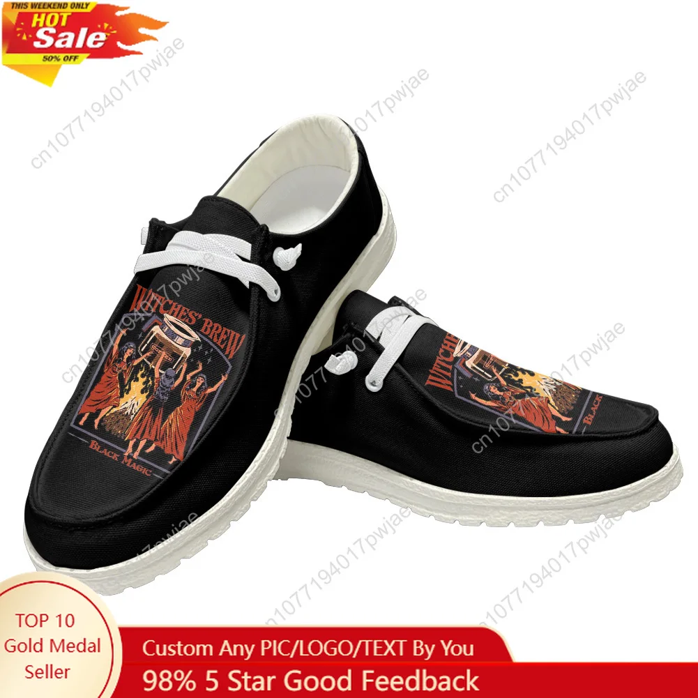 

Witches Brew Coffee Black Magic Flat Shoes Mens Womens Casual Shoes Breathable Outdoor Lightweight Footwear Hiking Custom Shoe