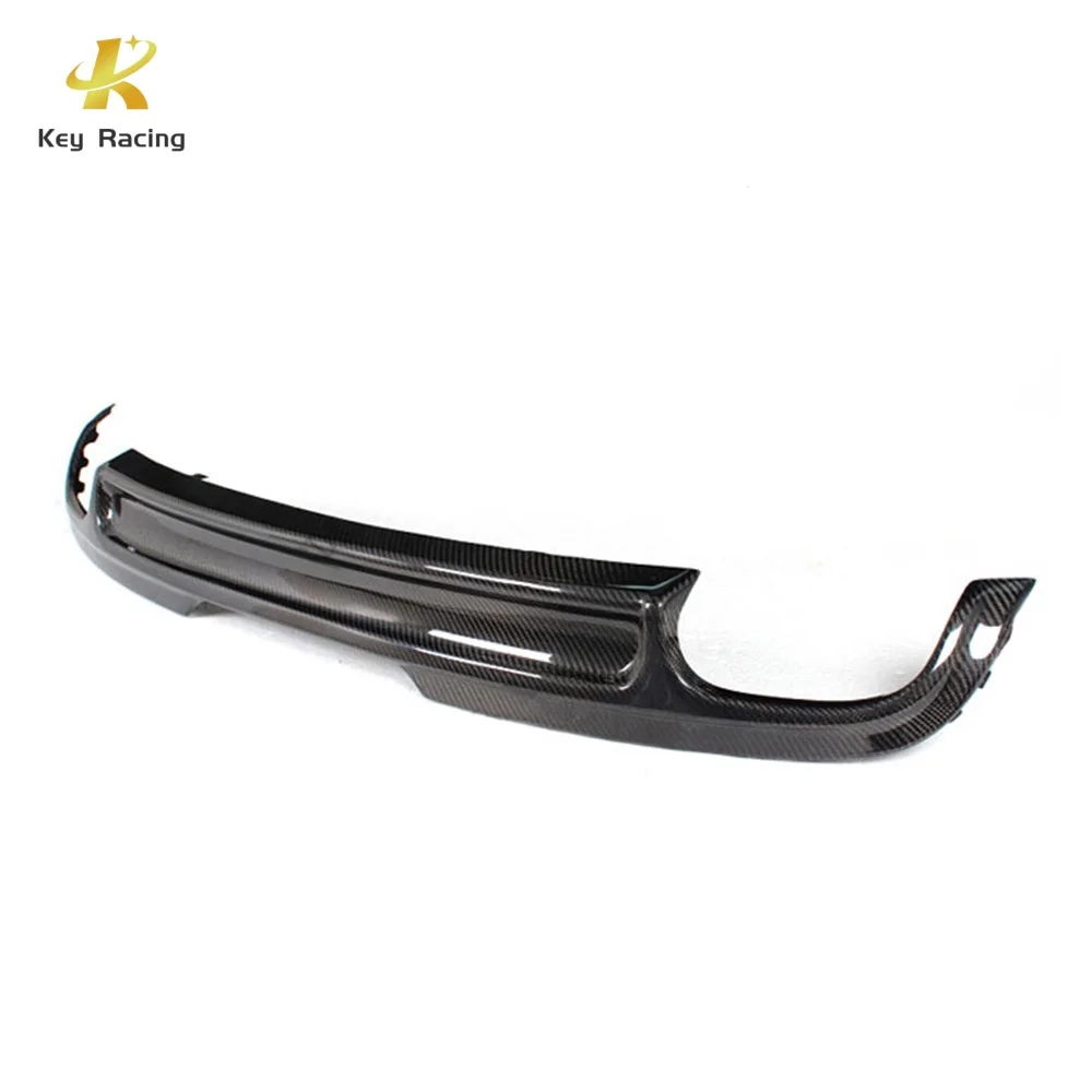 For Audi TTRS TTS Car Rear Bumper Diffuser Carbon Fiber 4 Exhaust Pipe Rear Diffuser