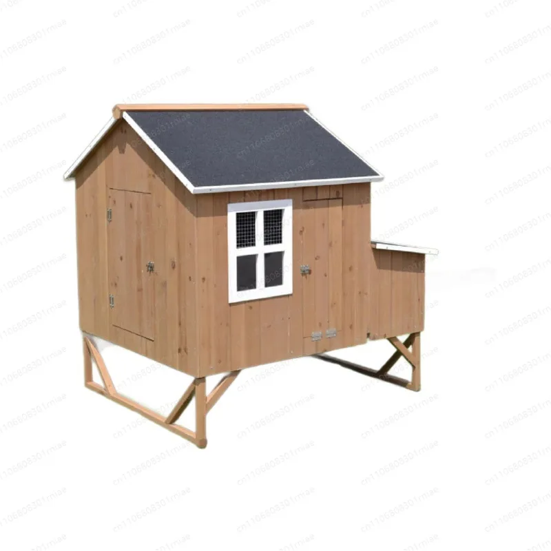 

Wooden chicken coop outdoor large solid wood chicken coop with egg crate farm