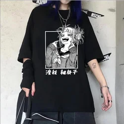 Japanese Anime My Hero Academia T Shirt Women Kawaii Cartoon Himiko Toga Funny Graphic T-shirt Fashion Ullzang Tshirt Female