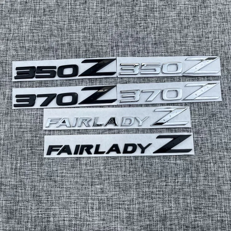 ثلاثية الأبعاد المعادن Fairlady Z350 Z370 سيارة درابزين شعار جذع شارة ملصق لنيسان قاشقاي جوك بولسار سنترا ألتيما شعار الملحقات