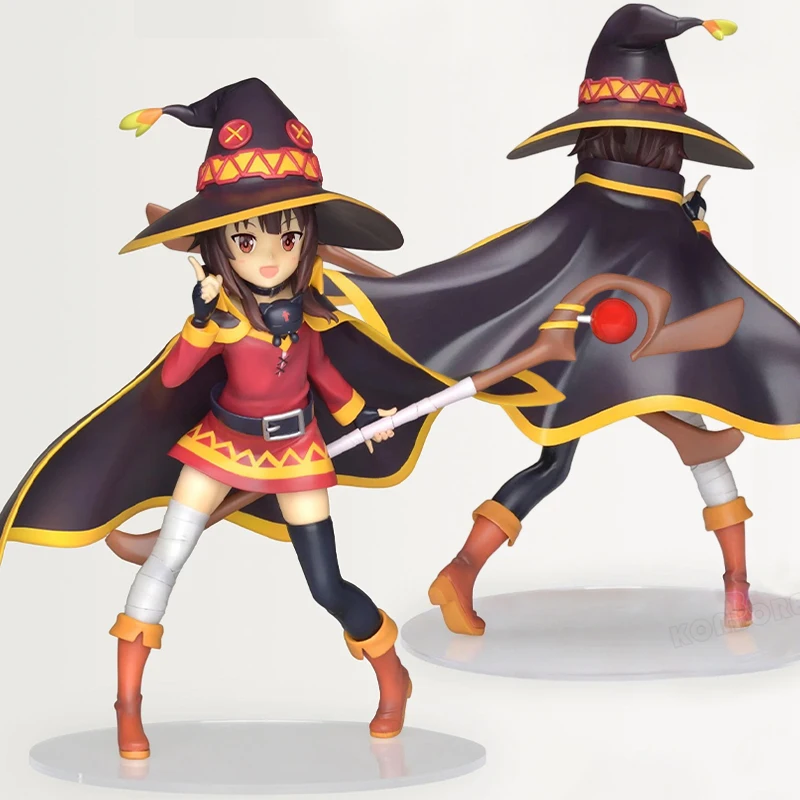 KonoSuba ¡Bendición de Dios para este maravilloso mundo! Figura de Anime de Megumin, Aqua/Yunyun/Darkness, Figura de Acción, Muñeca Coleccionable