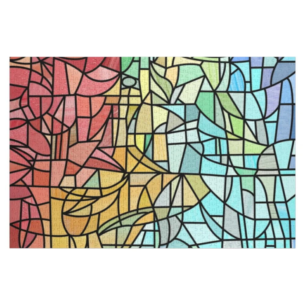 Stained Glass Art 4 Jigsaw Puzzle Jigsaw For Kids Customizable Gift Personalised Jigsaw Puzzle