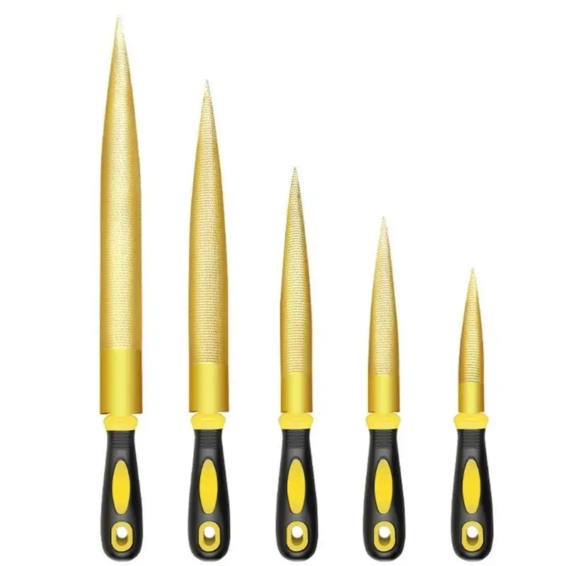 Y1UD Thép Gỗ Định Hình Tay Làm Việc Tập Tin Thon Gõ Gỗ Thủ Công DIY Thợ Mộc Chế Biến Gỗ Khắc Dụng Cụ 4 "/6"/8"/10"/12"