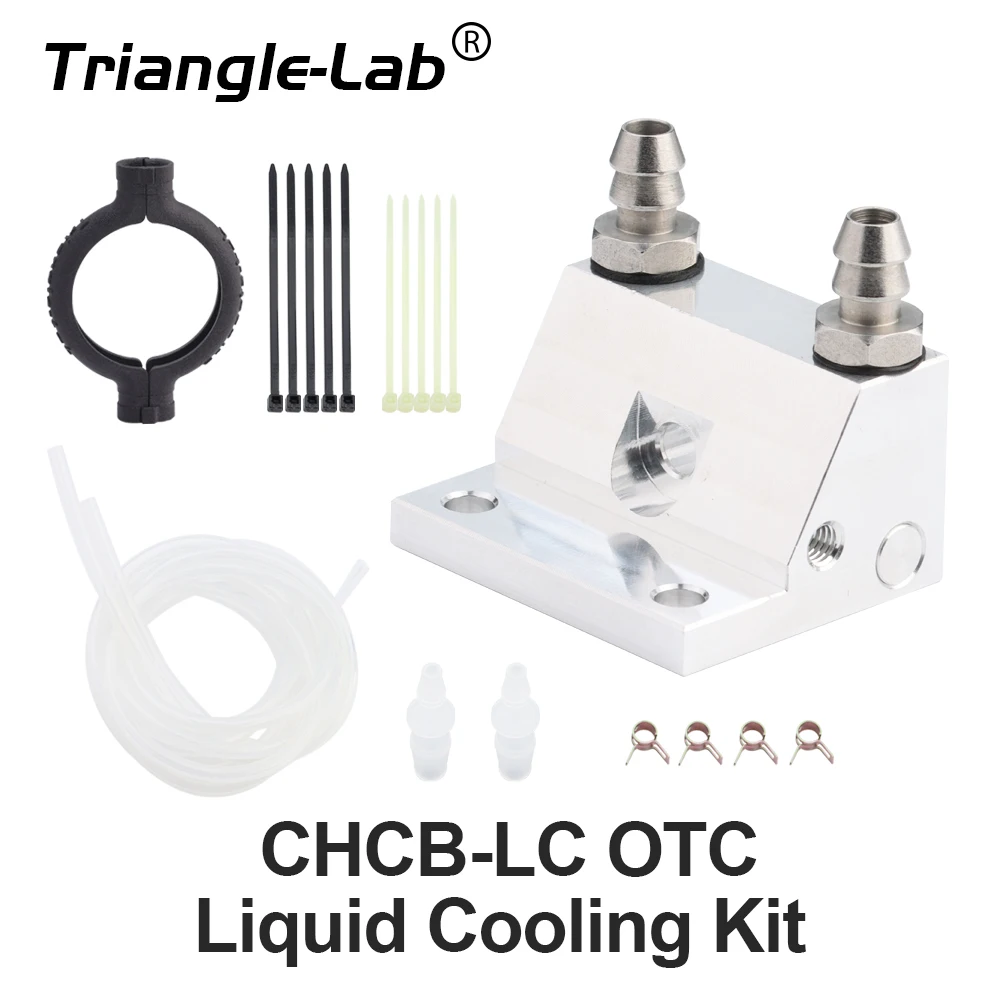 

Trianglelab CHCB-LC OTC Комплект жидкостного охлаждения с водяным охлаждением для Creality K1 K1C K1MAX Высокотемпературная печать из углеродного волокна ABS