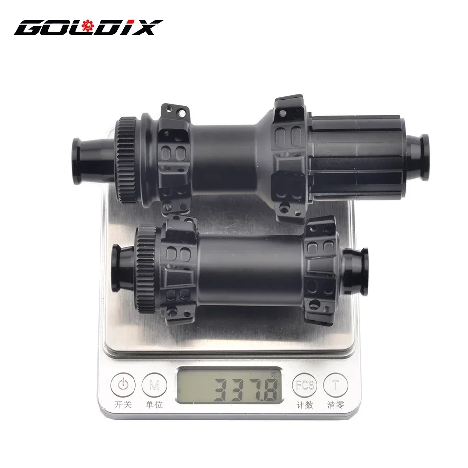 GOLDIX 24Holes Sealed Bearing Ultra Light 338g Four-Claw 240 Ring Road Bike Hub Compatible with SHIMANO SRAM 11 Speed Cassette