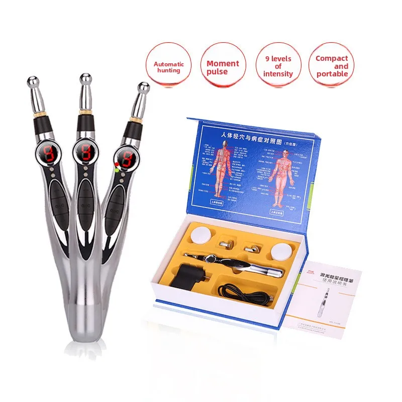 

Rechargeable Version Laser Energy Meridian Pen Automatic Point Finding Pen Electronic Acupuncture Small Massager Meridian Pen