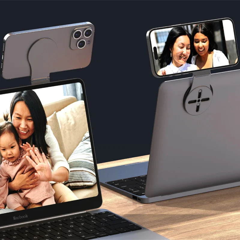 Magnetic suction stand, desktop foldable phone stand, Tesla levitation screen car navigation stand