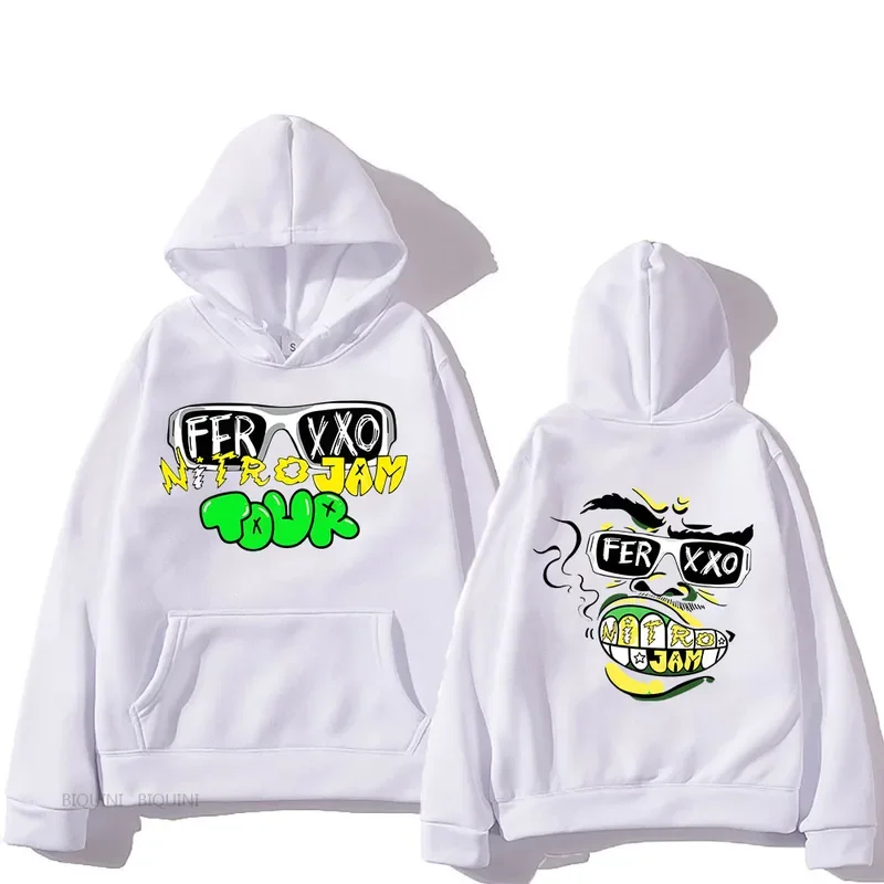 Forxxo Feid hip hop rapper Harajuku hoodies men women round neck sweatshirts punk loose and comfortable pullovers long sleeve