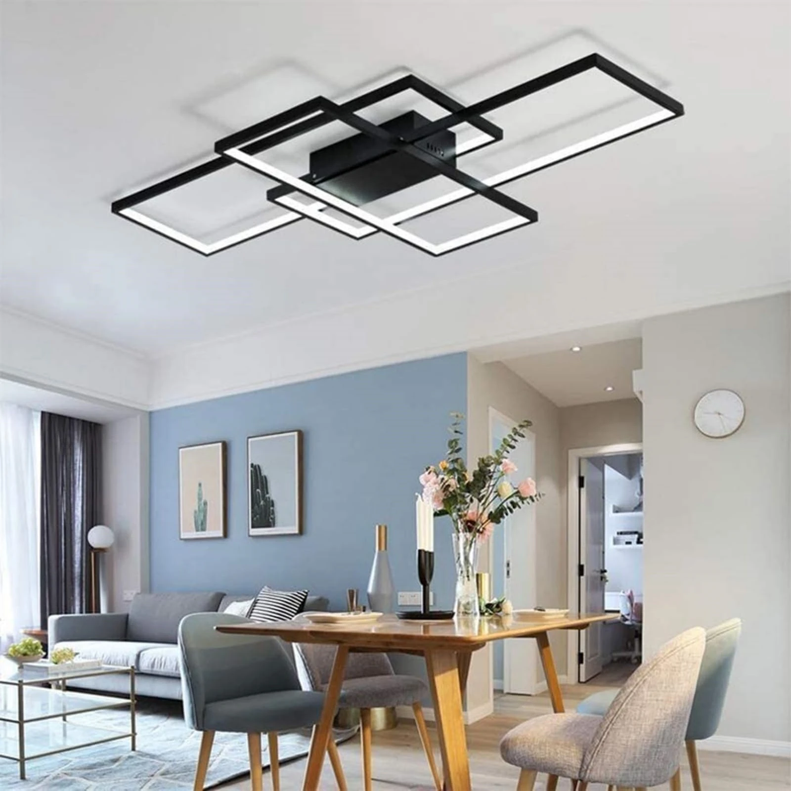 Modern Square LED Ceiling Light Nordic Creative Ceiling Lamp For Living Room Bedroom Kitchen Dining Room Deco Ceiling Light