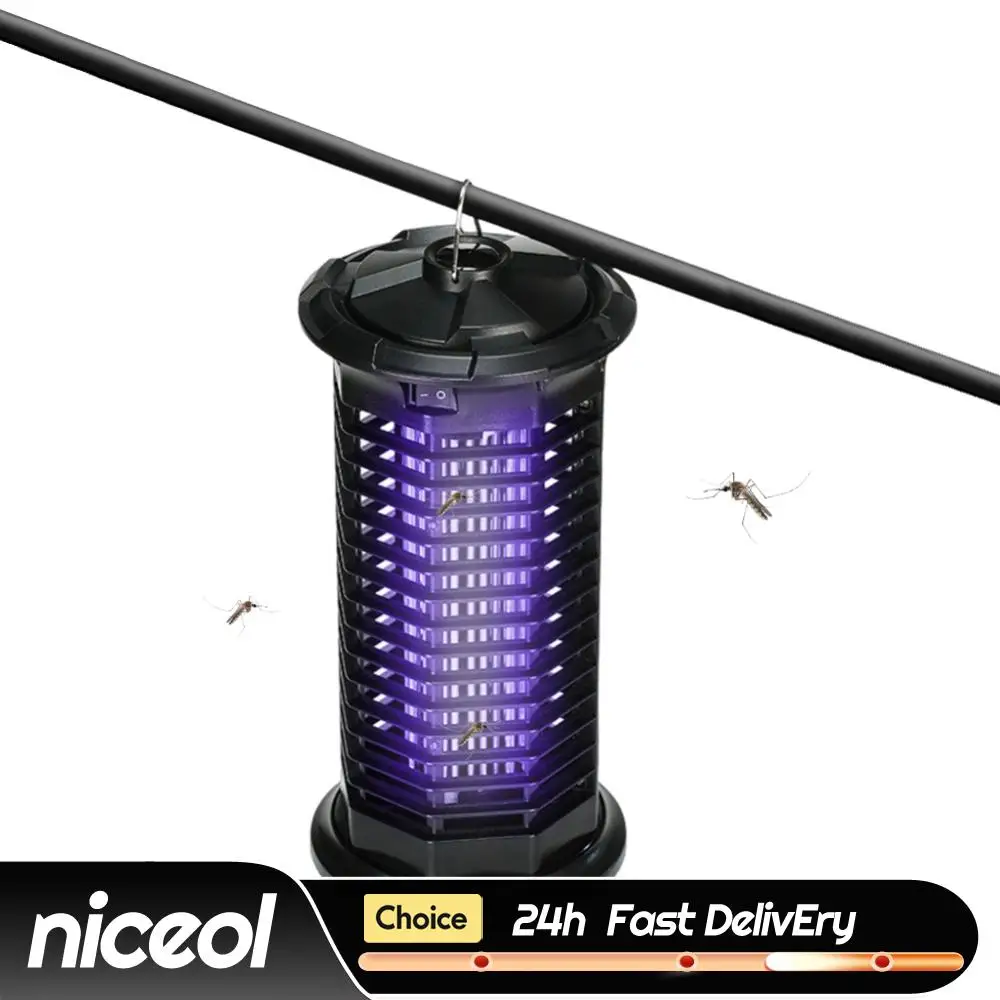 

Универсальная электрическая мухобойка-ловушка 2-в-1 для дома: водонепроницаемая, бесшумная, для спальни и гостиной