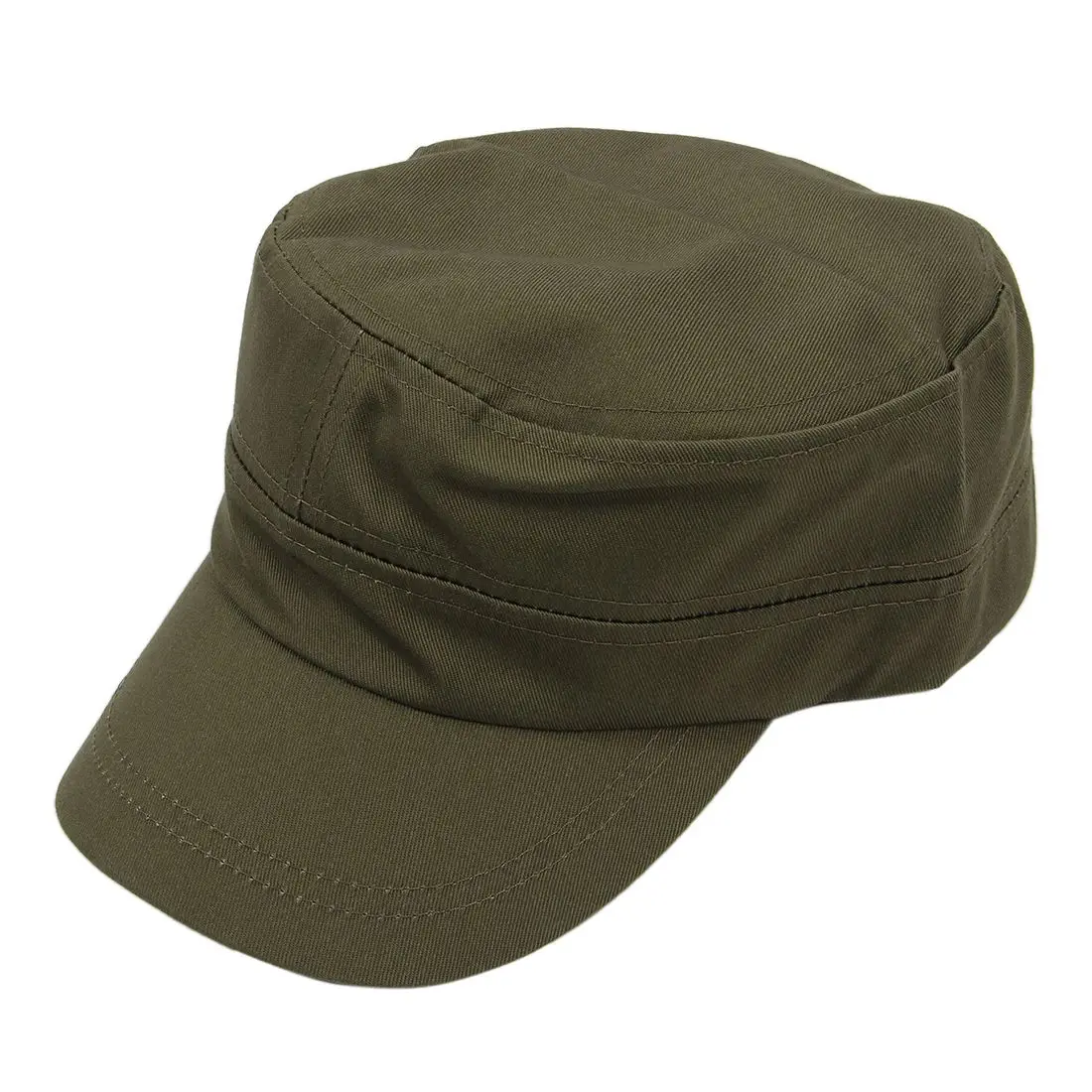 Stylish Plain Military Army Cap Castro Cadet Patrol Cap Hat Adjustable（Army Green）