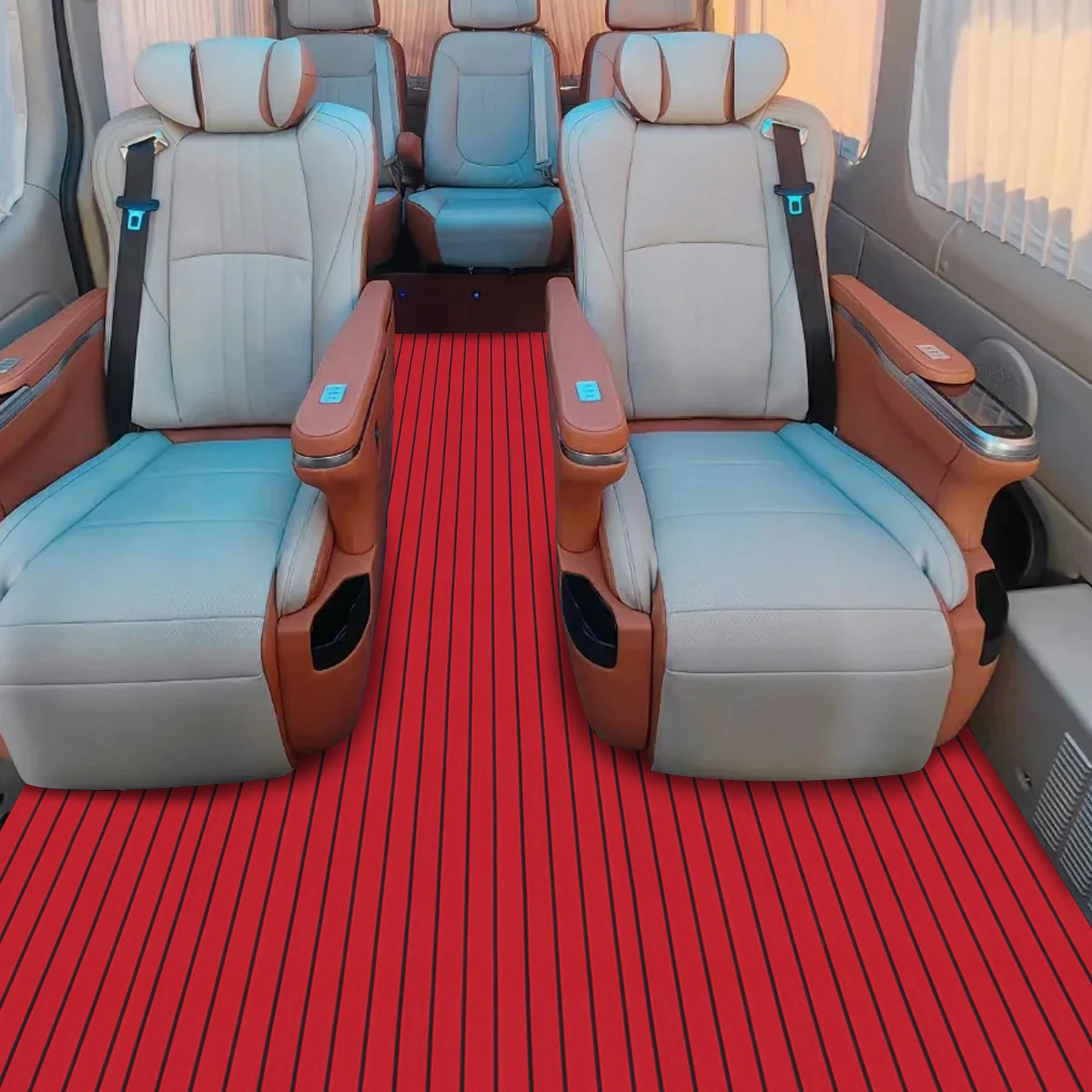 

Elegant Simple EVA Teak Floor Mat, Self-Adhesive & Easy-Clean For Boats, Gyms, Docks, Comfortable Non-Slip Flooring